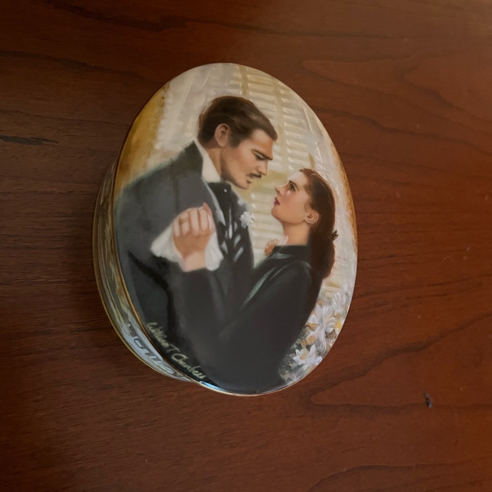 NWOT Vintage Gone With The Wind Music Box